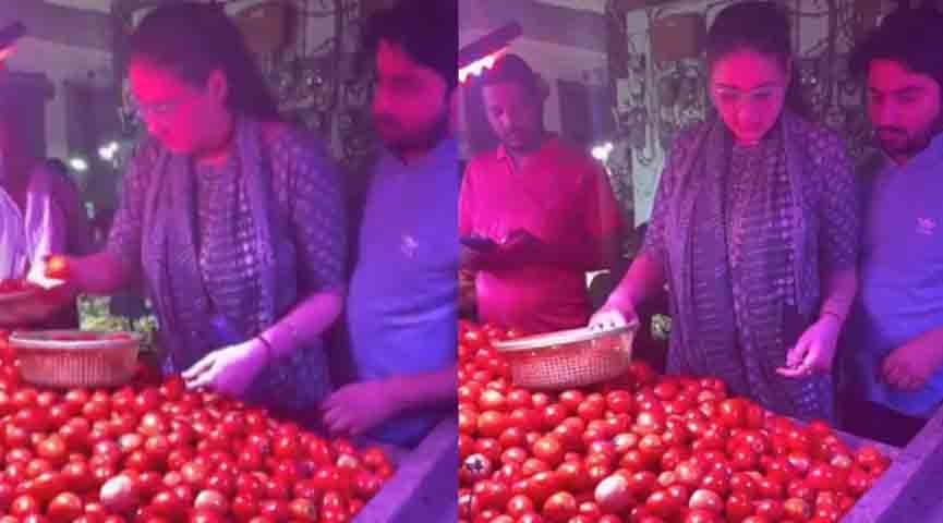 A man who went to buy tomatoes with his wife became a victim of embarrassment, what can the poor man do?