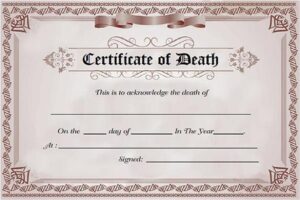 This case is amazing, wow! A man obtained a death certificate for his living wife.