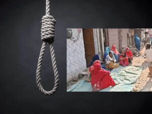 In Faridabad, a married woman committed suicide last night by hanging herself in her room.