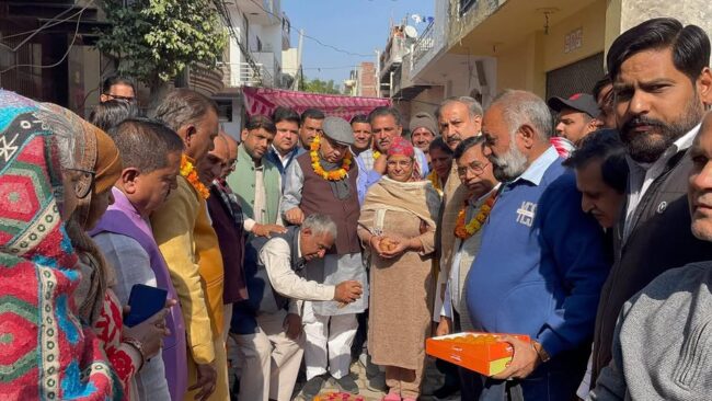 No shortage will be allowed in the development of Ballabhgarh: MLA Pt. Moolchand Sharma