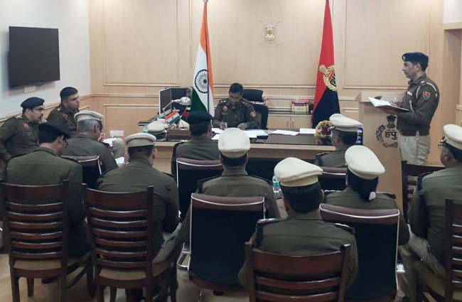 Keeping women safety in mind, Deputy Commissioner of Police NIT held a crime meeting