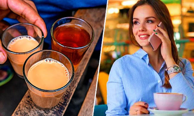 These are the side effects, the habit of drinking tea can take away the beauty of your teeth