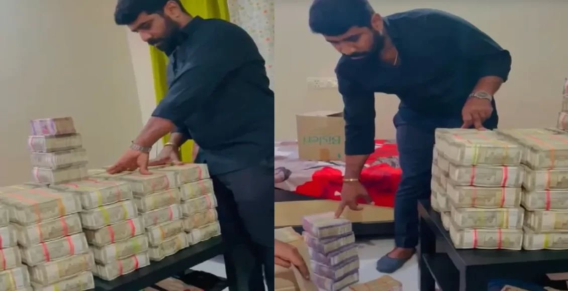 Big video of Andhra Pradesh liquor scam case, former MLA's associates seen counting bundles of 2000-500 notes