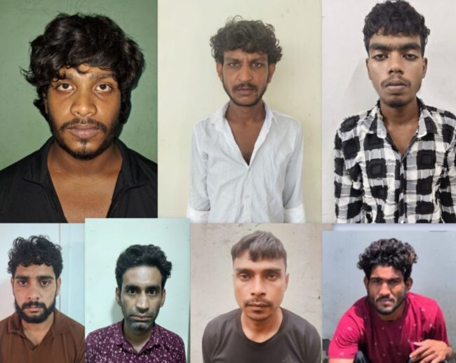 Faridabad Police crackdown on illegal arms holders, 7 accused arrested in different cases, 1 pistol and 6 country-made guns recovered