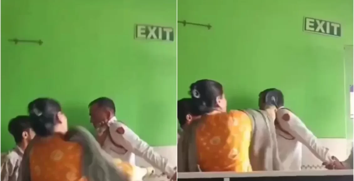 The video went viral, now the officer gave clarification, the policeman who went to OYO hotel was beaten with slippers