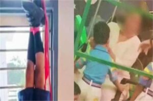 Haryana News: Student brutalized in Haryana, first tied upside down to a school window, then slapped and beaten.