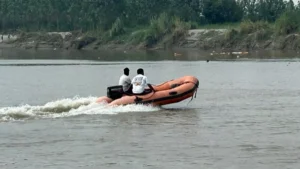 Faridabad News: Chaos ensues as uncle and nephew drown in Yamuna during Durga idol immersion