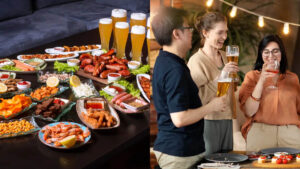 Eat these foods to keep your gut healthy; eating too much unhealthy food at parties can cause stomach problems.