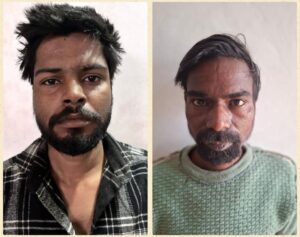 Faridabad police crack down on illegal arms holders, two accused arrested, two country-made pistols recovered.