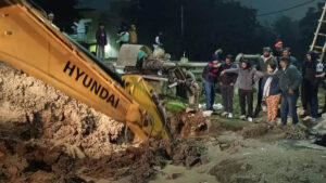 The corporation is accused of negligence after three animals fell into an open booster hole in Parvati Colony, Faridabad.