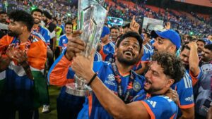 Sanju Samson became the new Sixer King as he created history in just five matches of the T20 World Cup.