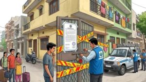 Ballabhgarh: PGs Operating in Residential Homes to Be Sealed; Two Municipal Corporation Notices and Public Proclamations Prove Ineffective.