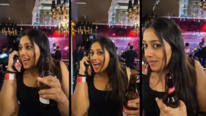 Ketan Murder Case: A new video of Siya has gone viral; she is holding a beer bottle and hurling expletives.