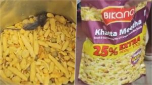 Viral Video: Dead baby rat found inside a sealed packet of savoury snacks.
