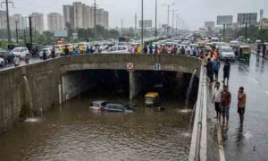 When will Faridabad finally get a permanent solution to waterlogging? Despite crores being spent, the underpass remains submerged under 20 feet of water.