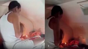 Central Railway provides details: Action taken against a passenger who performed worship by lighting a lamp on their berth in a moving train.