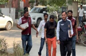 Faridabad: Crime Branch nabs 2 suspects; shots fired at a house over a grudge related to a video uploaded on social media.